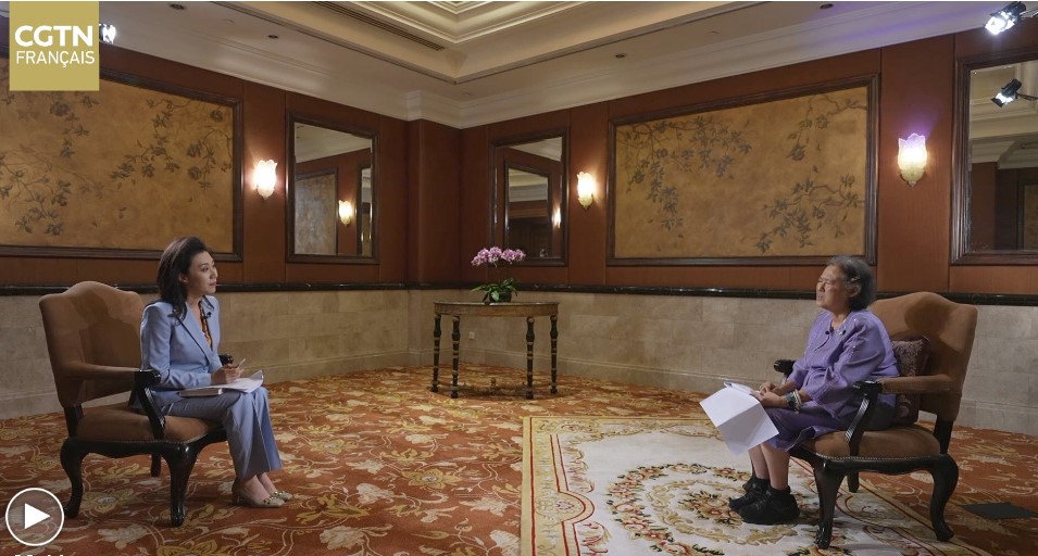 La princesse Sirindhorn de Thaïlande : l'initiative "la Ceinture et la Route" permet aux peuples thaïlandais et chinois de bien coopérer